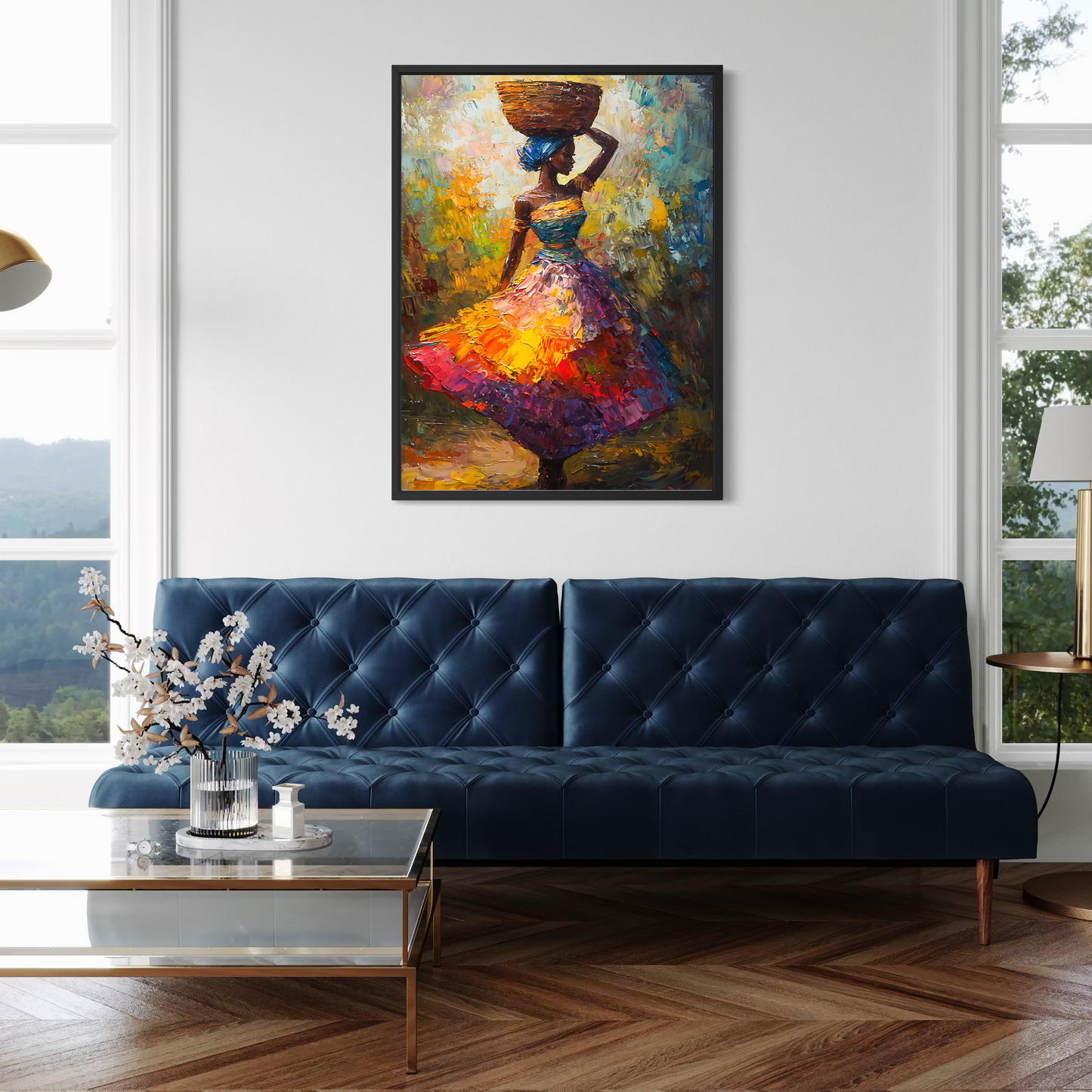 Vibrant Grace - Framed Fine Art Print