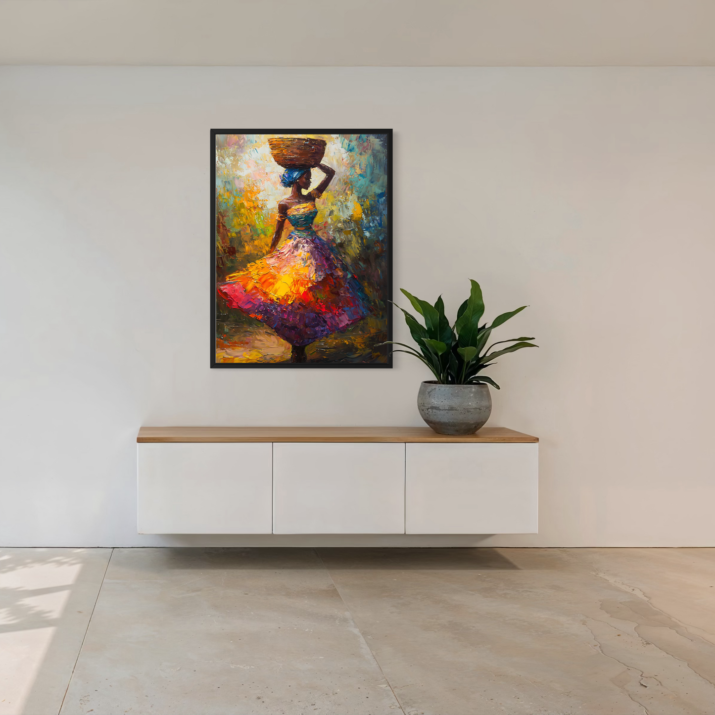 Vibrant Grace - Framed Fine Art Print