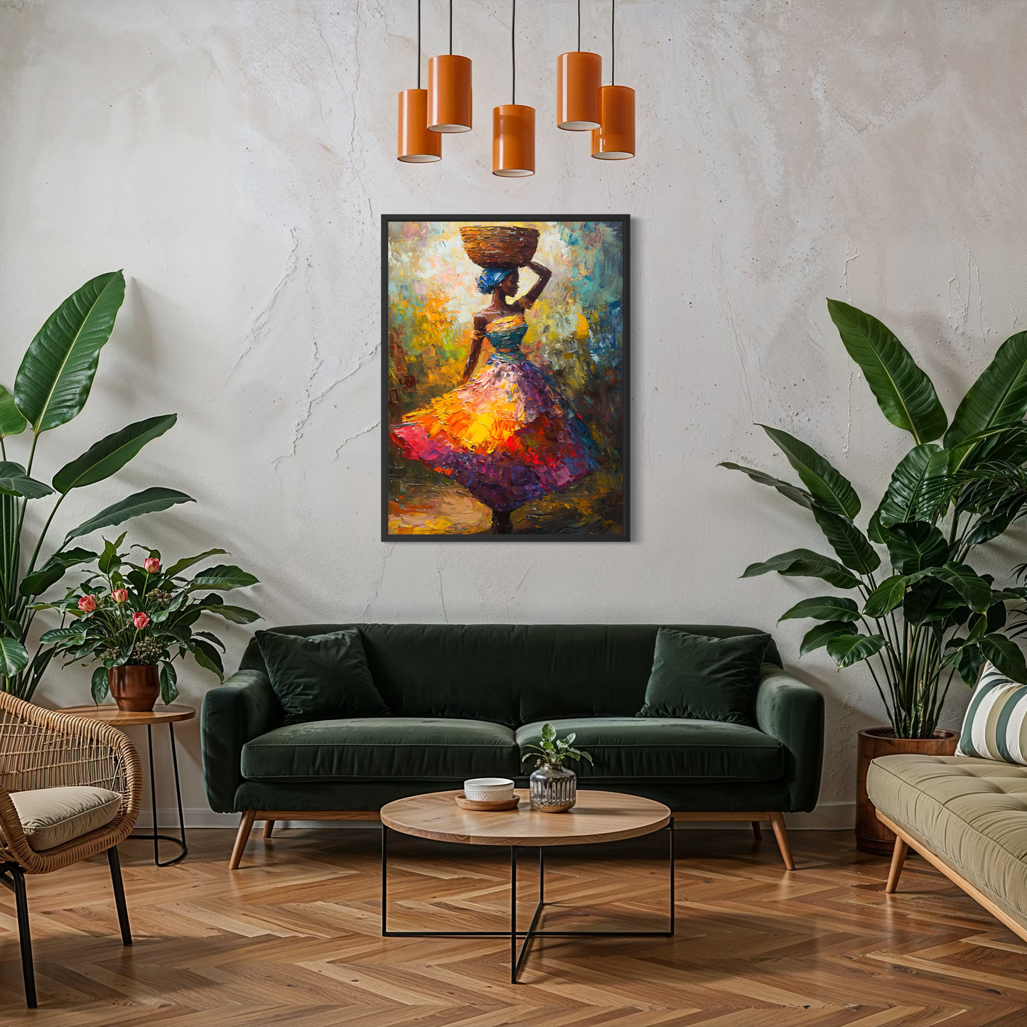 Vibrant Grace - Framed Fine Art Print