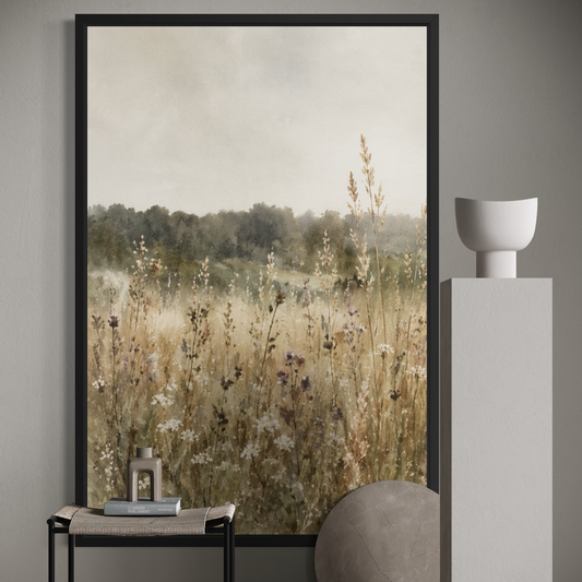 Faded Pastures - Framed Fine Art Print