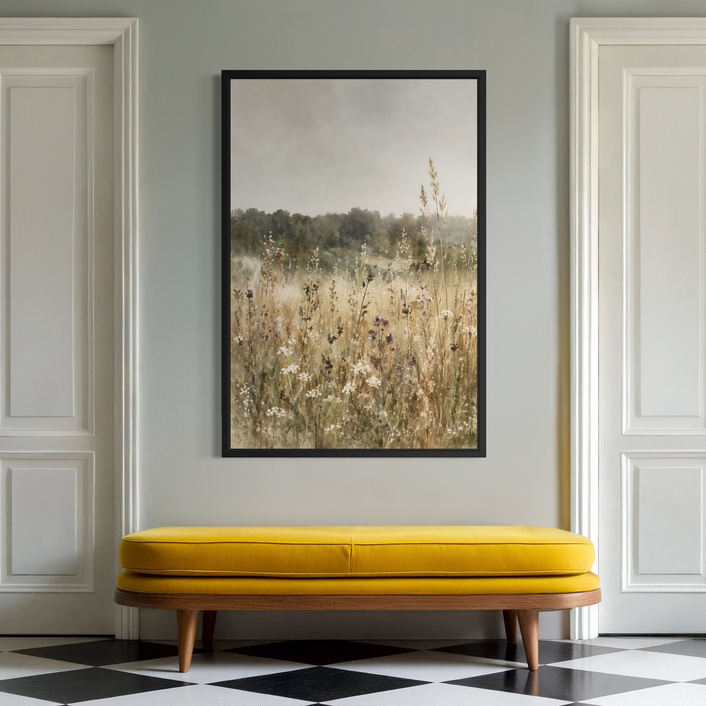 Faded Pastures - Framed Fine Art Print