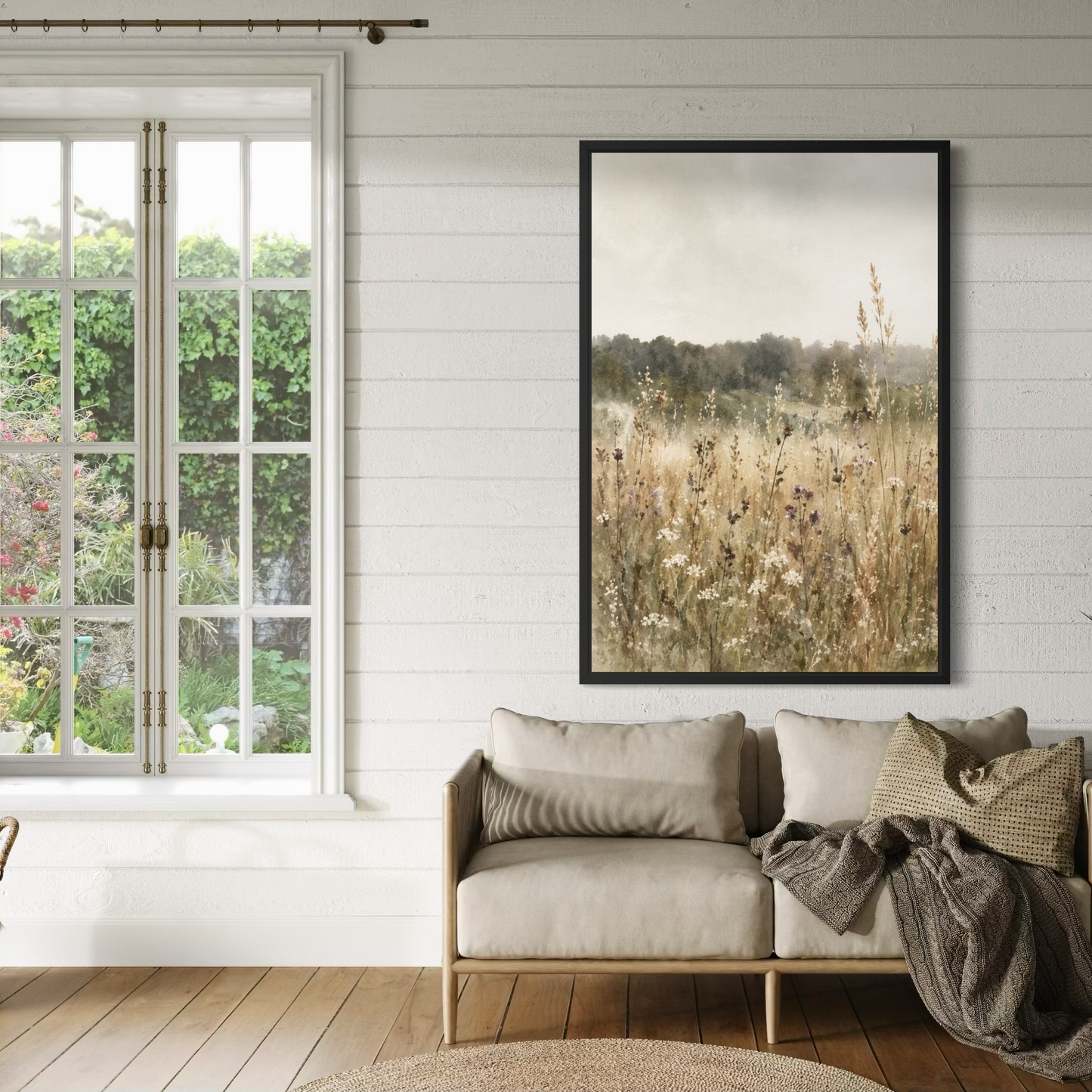 Faded Pastures - Framed Fine Art Print