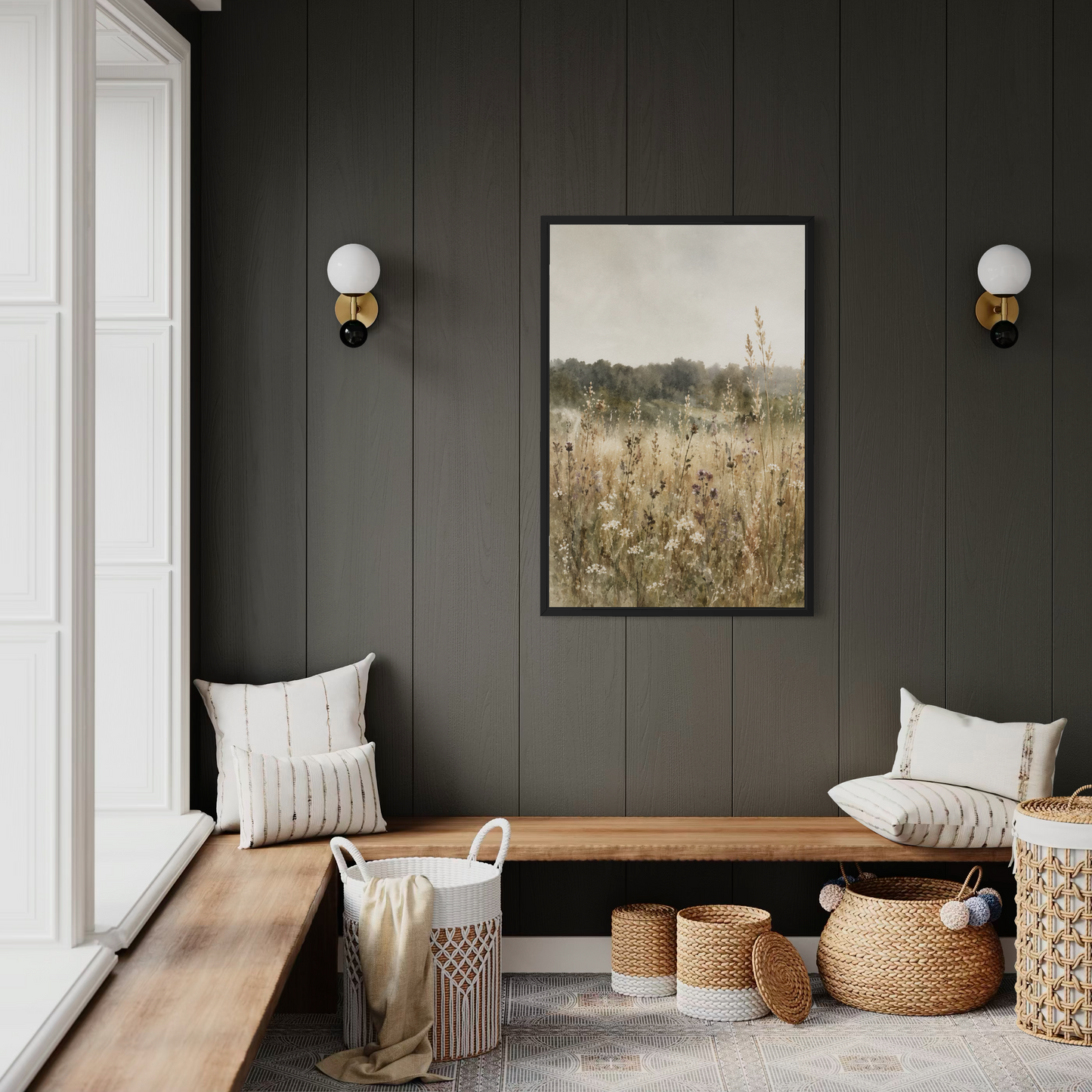 Faded Pastures - Framed Fine Art Print