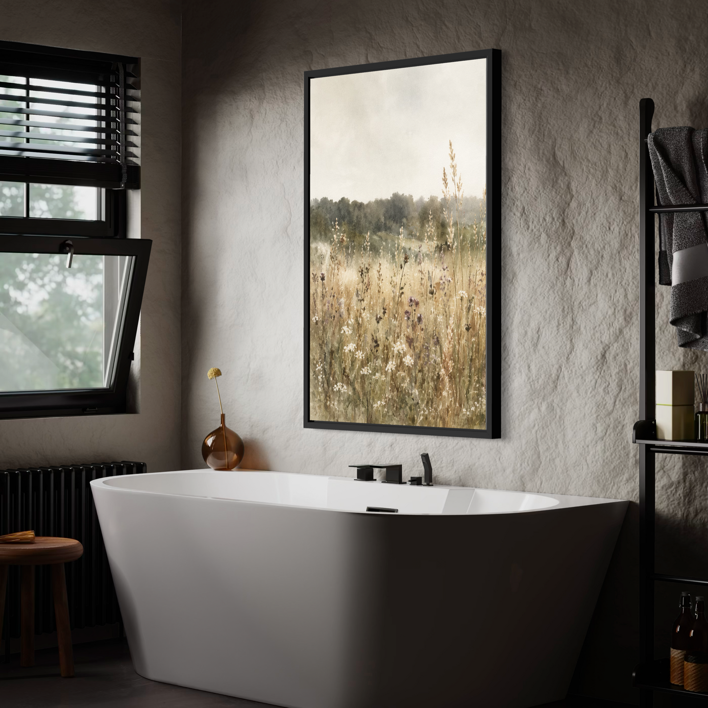 Faded Pastures - Framed Fine Art Print