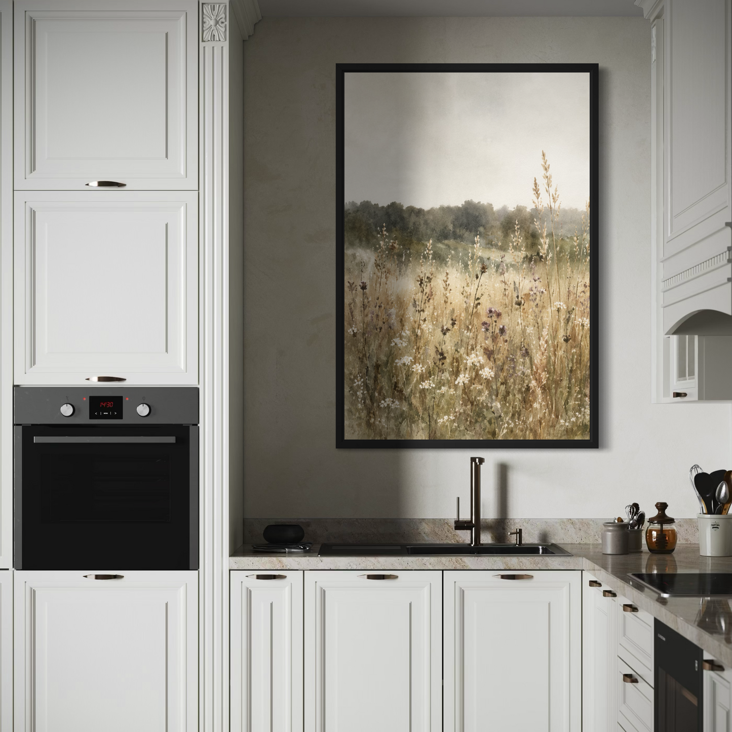 Faded Pastures - Framed Fine Art Print