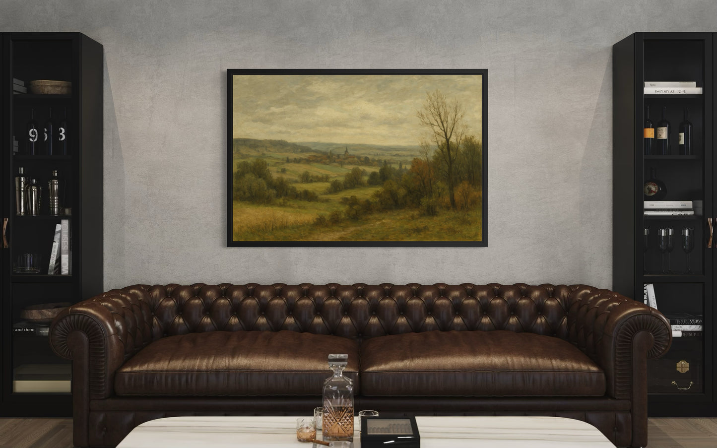 Countryside Landscape - Framed Print