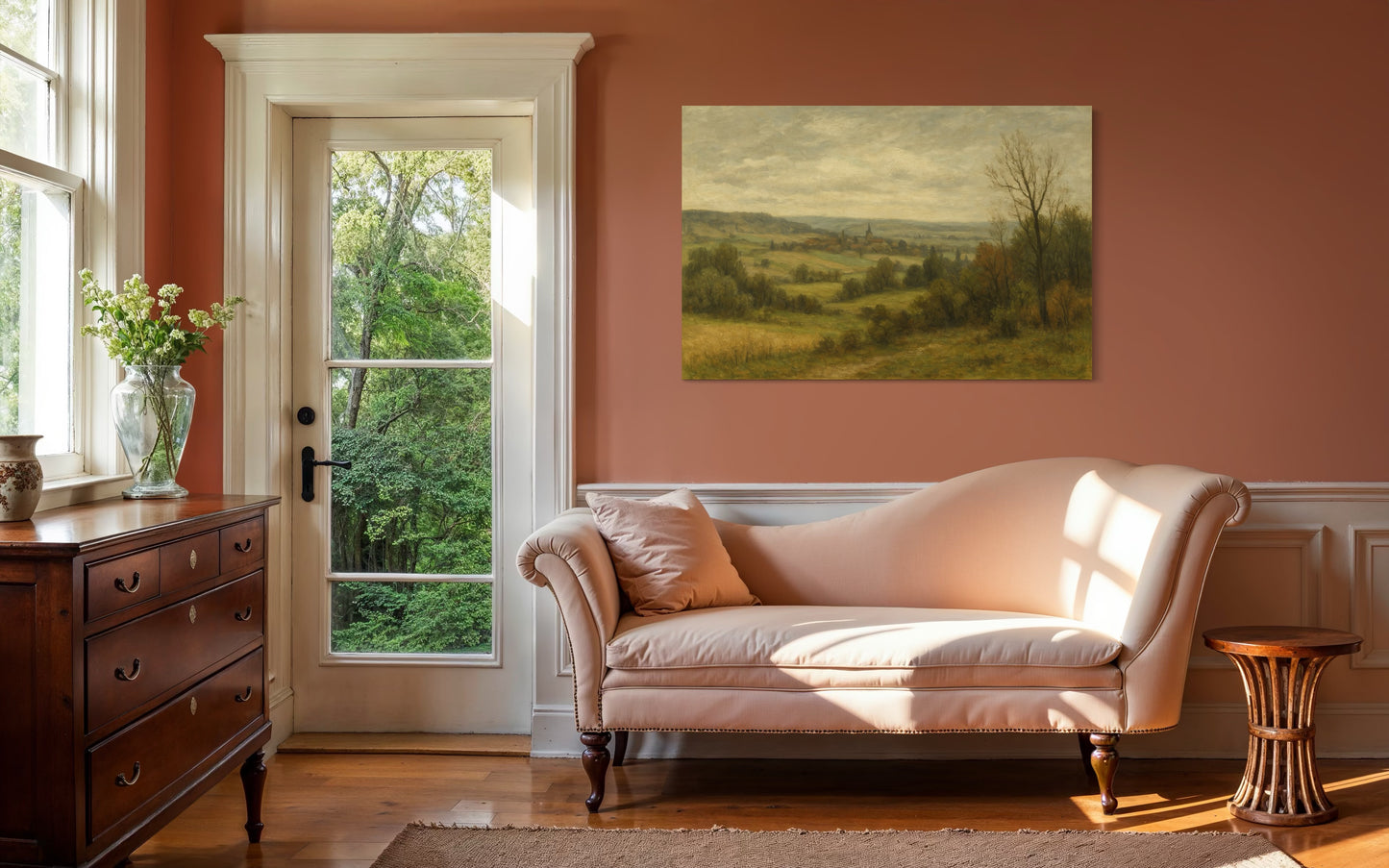 Countryside Landscape - Framed Print