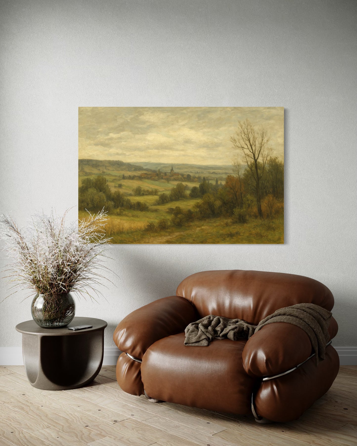 Countryside Landscape - Framed Print