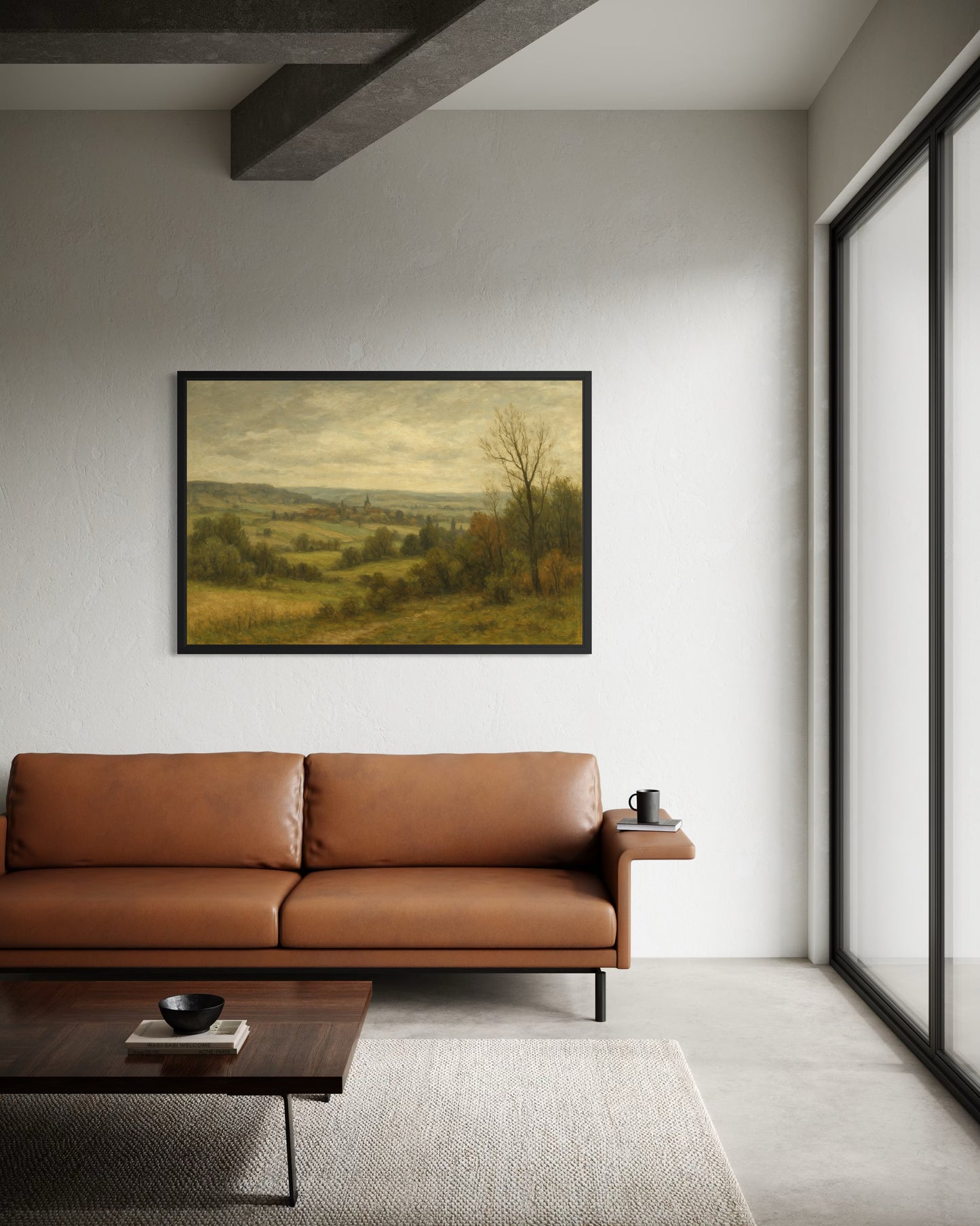 Countryside Landscape - Framed Print