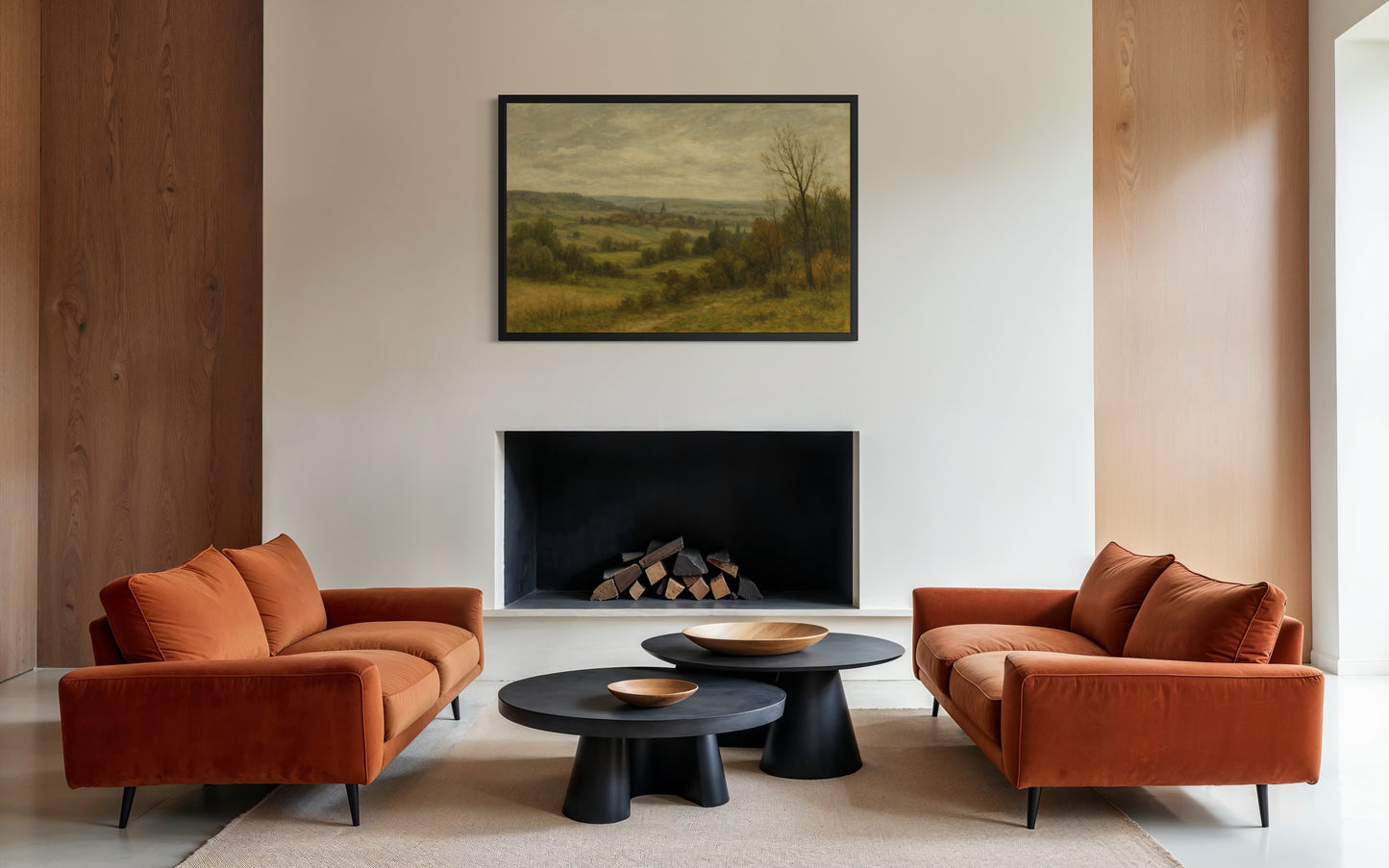 Countryside Landscape - Framed Print