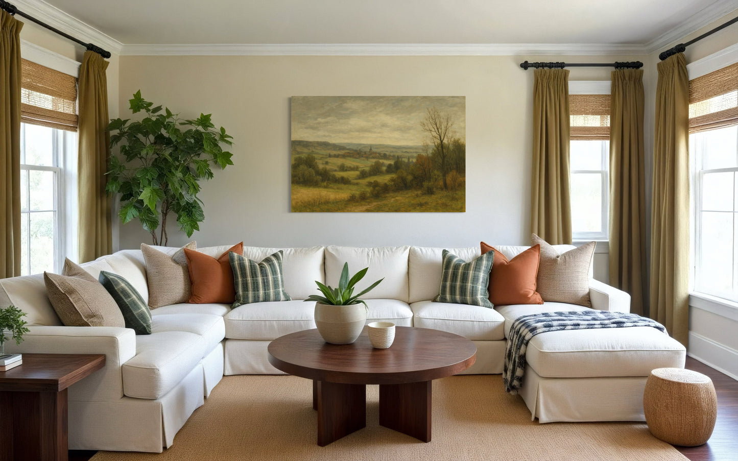 Countryside Landscape - Framed Print