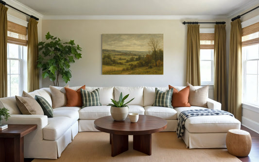 Countryside Landscape - Framed Print