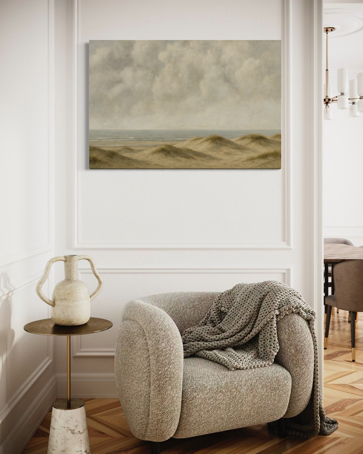 Sand Dunes Coastal Art - Framed Print