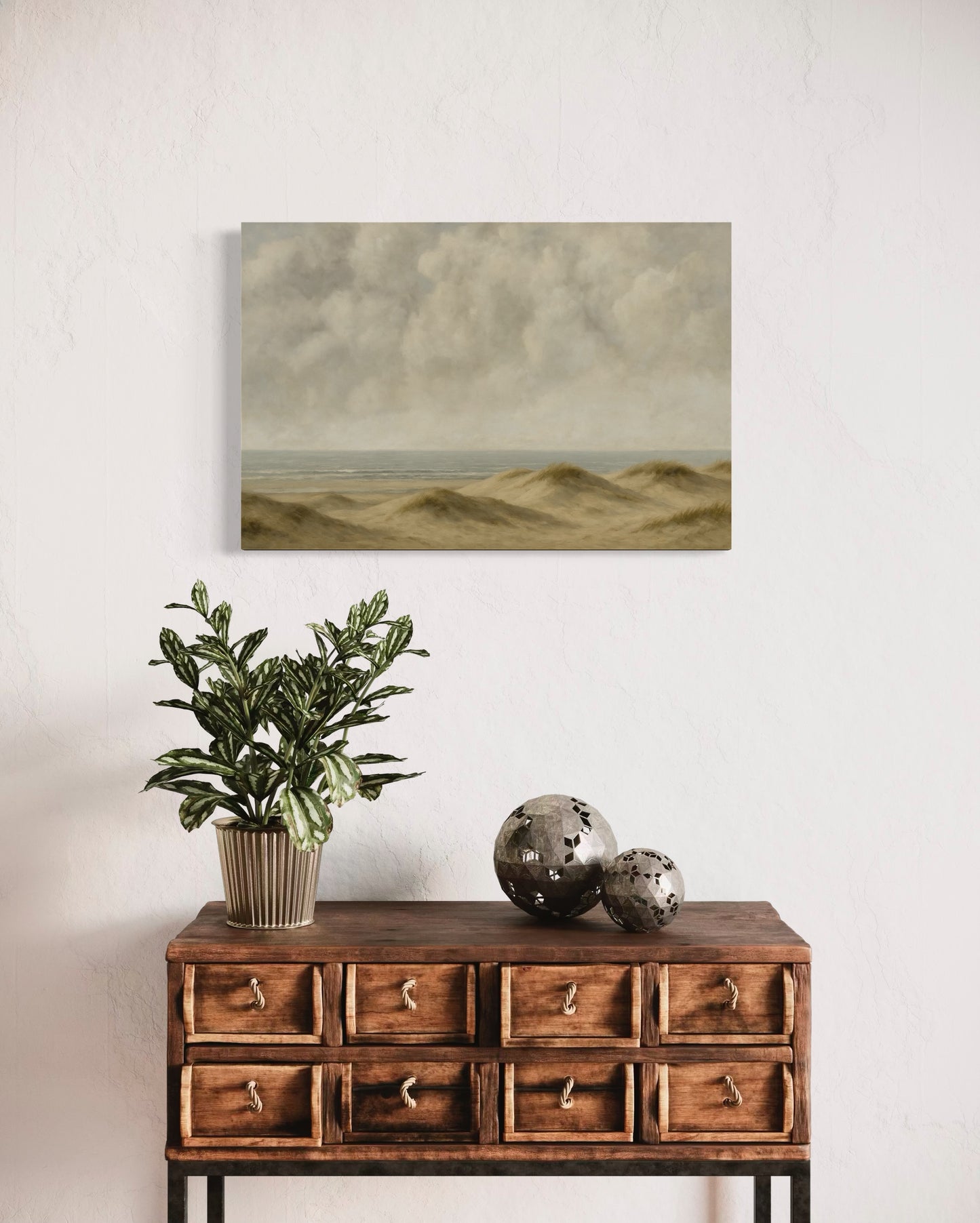 Sand Dunes Coastal Art - Framed Print