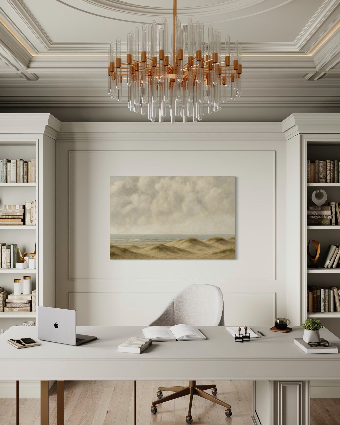 Sand Dunes Coastal Art - Framed Print