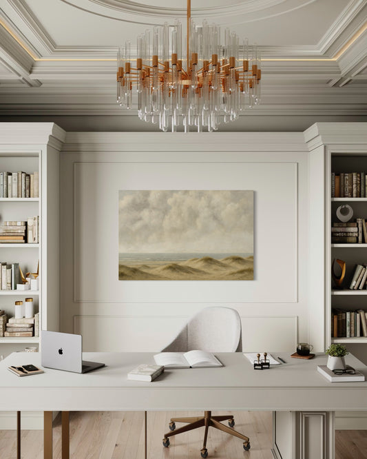 Sand Dunes Coastal Art - Framed Print