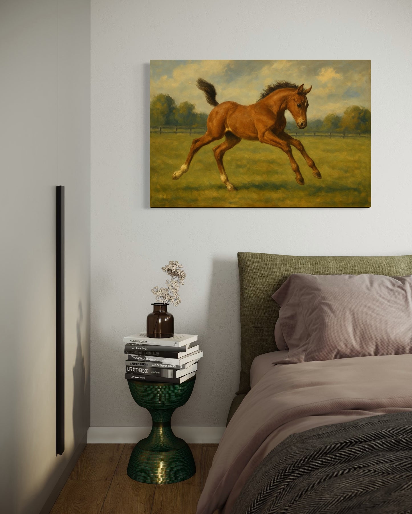 Foal Playing – Framed Print