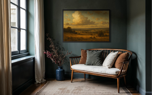 Fields of Gold - Framed Landscape Fine Art Print