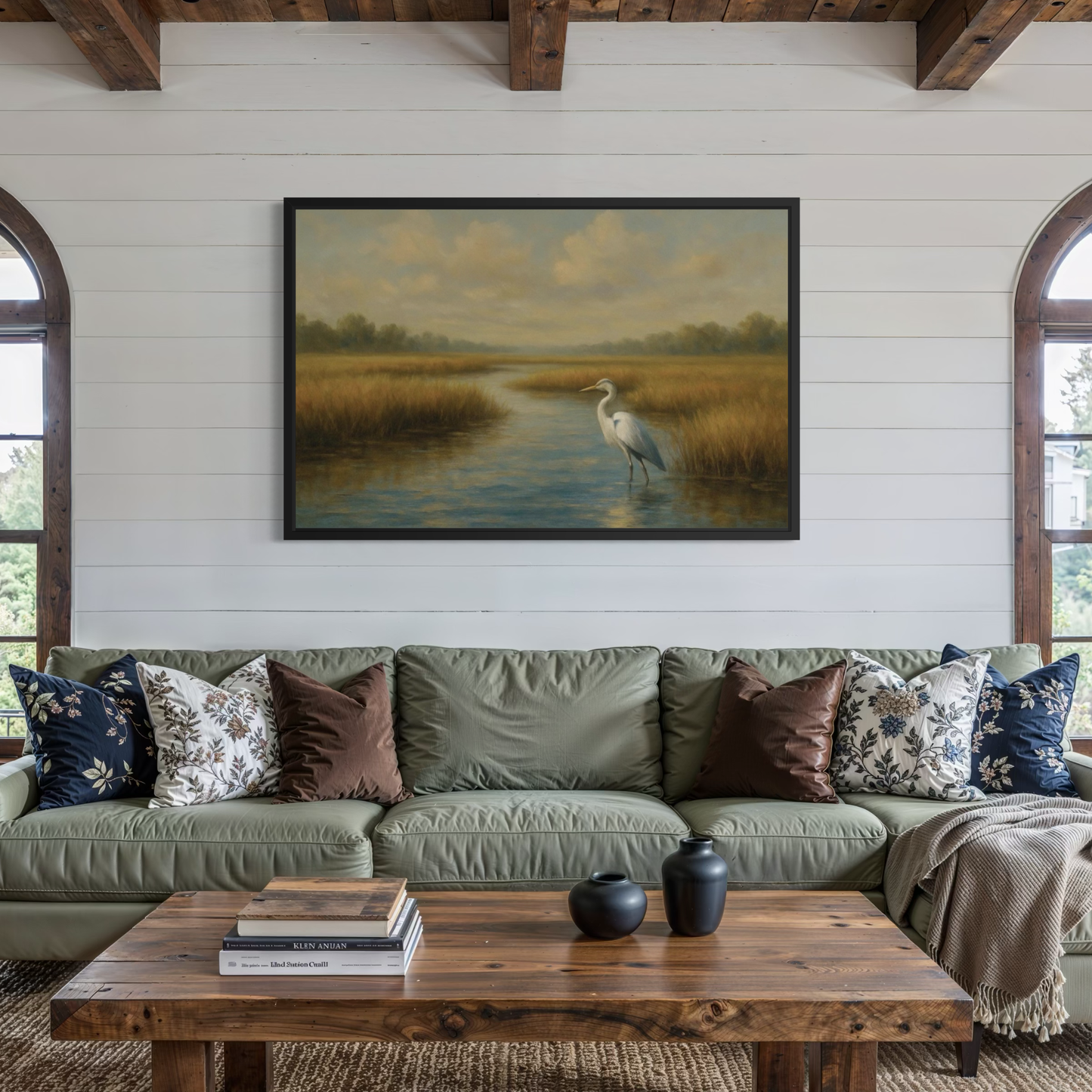 Marshland Serenity Framed Fine Art Print